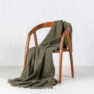 Plaid Zelandia 140x200cm melange green tea