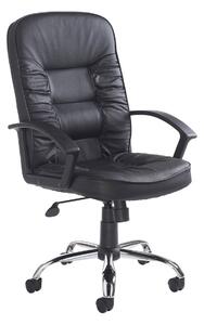 Here Black Leather Executive Office Chair