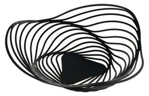 Trinity Basket - / Ø 26 x H 7 cm by Alessi Black