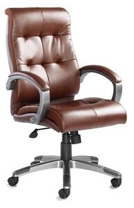Cayton Brown Office Leather Faced Managers Chair