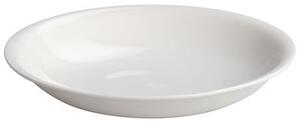 All-time Soup plate - time - Soup plate in bone china by Alessi White
