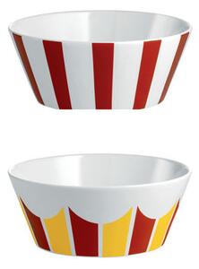 Circus Small dish - Set of 2 by Alessi Yellow/Red/Multicoloured/Black