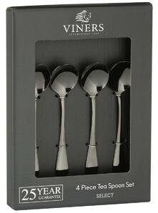 Viners Select Grey 4 PCE Tea Spoon Set Giftbox