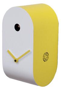 CUCUPOLA WALL CUCKOO CLOCK - White & Yellow