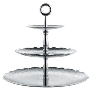 Dressed for X-mas Presentation dish - 3 levels - H 31 cm by Alessi Metal