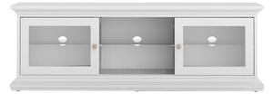 TV Unit - Wide - 2 Doors 1 Shelf In White