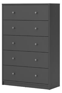 Chest Of 5 Drawers In Grey