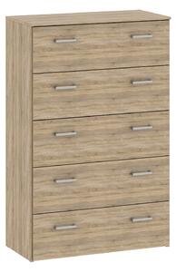 Chest Of 5 Drawers In Oak