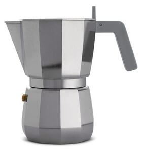 Moka Italian espresso maker - /6 cups by Alessi Grey/Silver/Metal