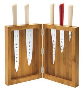 K-block Knife stand - Bamboo wood by Alessi Natural wood