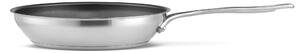 Dunelm Brushed 25cm Fryingpan Silver