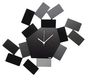 La Stanza dello Scirocco Wall clock - W 46 x H 33,5 cm by Alessi Black
