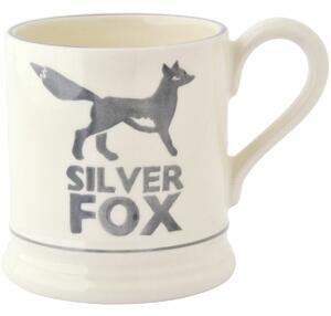 Emma Bridgewater Bright Mugs Silver Fox Half Pint Mug