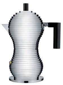 Pulcina Italian espresso maker - 3 cups by Alessi Black/Metal