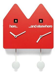 DOUBLE Q CUCKOO CLOCK - Red