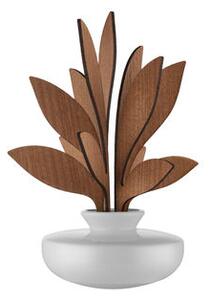 The Five Seasons Aroma vaporizer - / Porcelain - H 22.5 cm by Alessi White/Natural wood