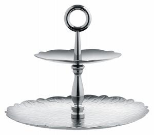 DRESSED CAKE STAND - 2-tiers / Stainless Steel