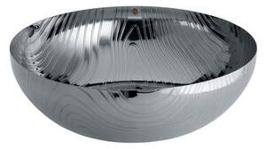 Veneer Bowl - / Ø 29 cm - Steel with embossed patterns by Alessi Metal