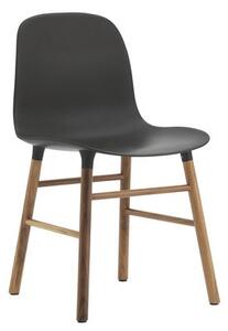 Form Chair - Walnut leg by Normann Copenhagen Black