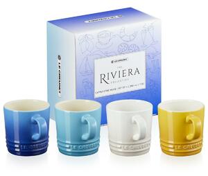 Le Creuset Riviera Set Of 4 Cappuccino Mugs