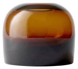 Troll Medium Vase - / Ø 14 x H 12 cm by Menu Orange/Brown