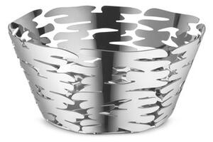 Barket Basket - / Ø 21 cm - Steel by Alessi Grey/Silver/Metal