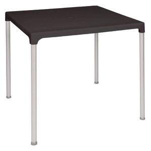 Shakaf Square Aluminium Table - Black