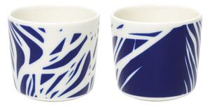 Ruudut Coffee cup - / Without handle - Set of 2 by Marimekko White/Blue