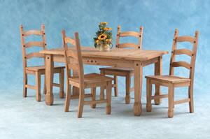 Quazar Table And Four Chairs Set