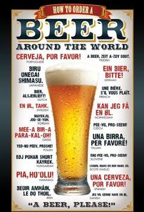 Poster Beer – how to order, (61 x 91.5 cm)