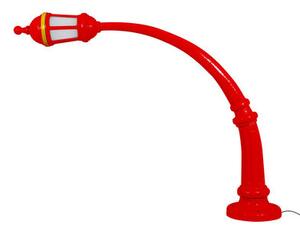 Street Lamp Outdoor Floor lamp - / Resin - L 242 x H 190 cm by Seletti Red