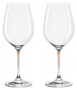 La Perla Wine glass - Set of 2 by Leonardo Brown/Transparent