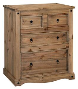 Pereza Mexican Pine 2 Plus 2 Drawer Chest