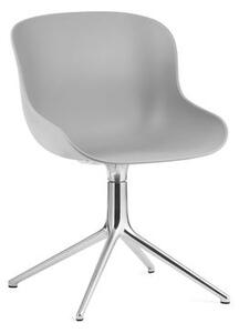 Hyg Swivel armchair - / Polypropylene by Normann Copenhagen Grey