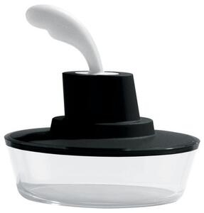 Ship Shape Butter dish - With butter knife by Alessi Black