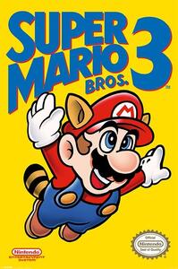Poster Super Mario Bros. 3 - NES Cover, (61 x 91.5 cm)