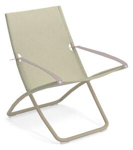 Snooze Reclining chair - / Folding - 2 positions by Emu Beige