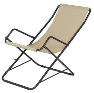 Bahama Reclining chair - Foldable by Emu Beige
