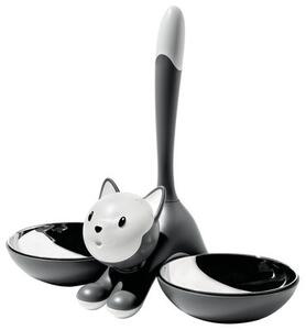 Tigrito Dish - For cats by Alessi Grey