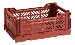 Colour Crate Basket - Small 26 x 17 cm by Hay Red/Orange/Brown