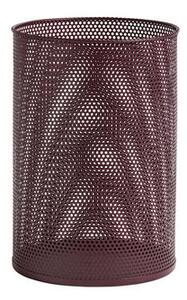 Perforated Large Wastepaper basket - / Perforated metal by Hay Red