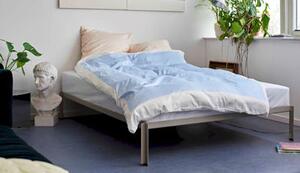 Connect Bed frame - / Metal - 140 x 200 cm by Hay White