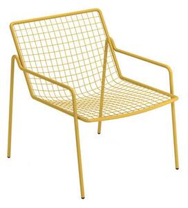 Rio R50 Stackable low armchair - / Metal by Emu Yellow