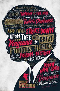 Poster Pulp Fiction - Ezekiel 25:17, (61 x 91.5 cm)
