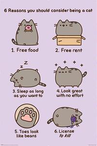 Poster Pusheen - Reasons to be a Cat, (61 x 91.5 cm)