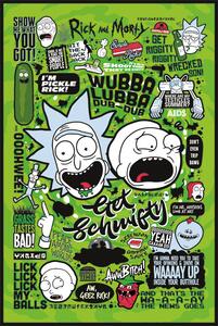 Poster Rick and Morty - Quotes, (61 x 91.5 cm)