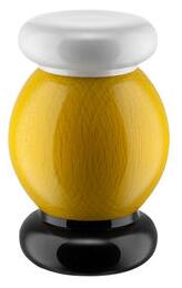 / By Ettore Sottsass - H 11 cm Spice mill - / Alessi 100 Values ​​Collection by Alessi Yellow