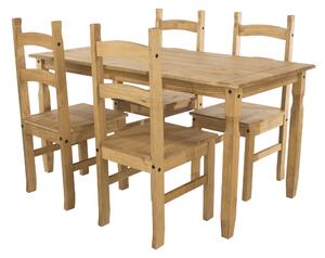 Coristan Rectangular Table & 4 Chair Set