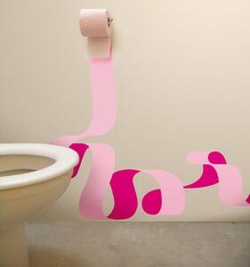Vinyl + toilet paper Sticker by Domestic Pink