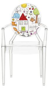 Lou Lou Ghost Children armchair - / Patterns by Kartell Multicoloured